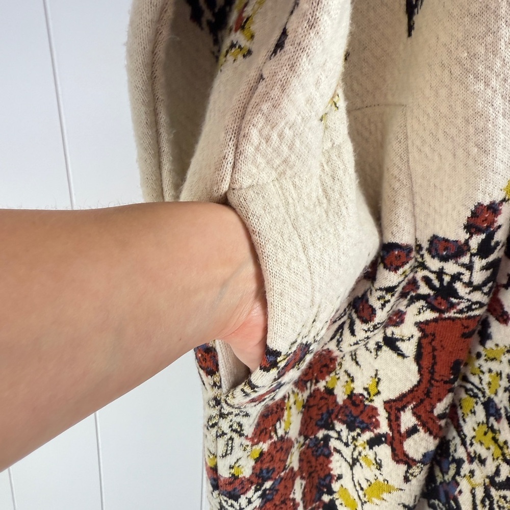 Aldo Martins Jacquard Printed Forest Animals Sweater Multicolor Knit Coat M Wool - Picture 6 of 8